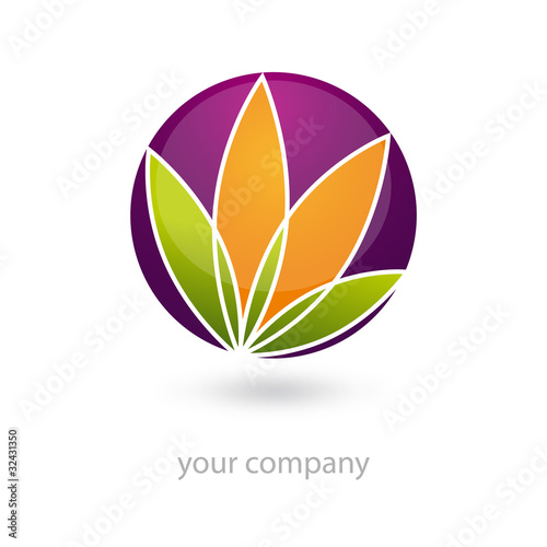 logo entreprise, logo fleuriste
