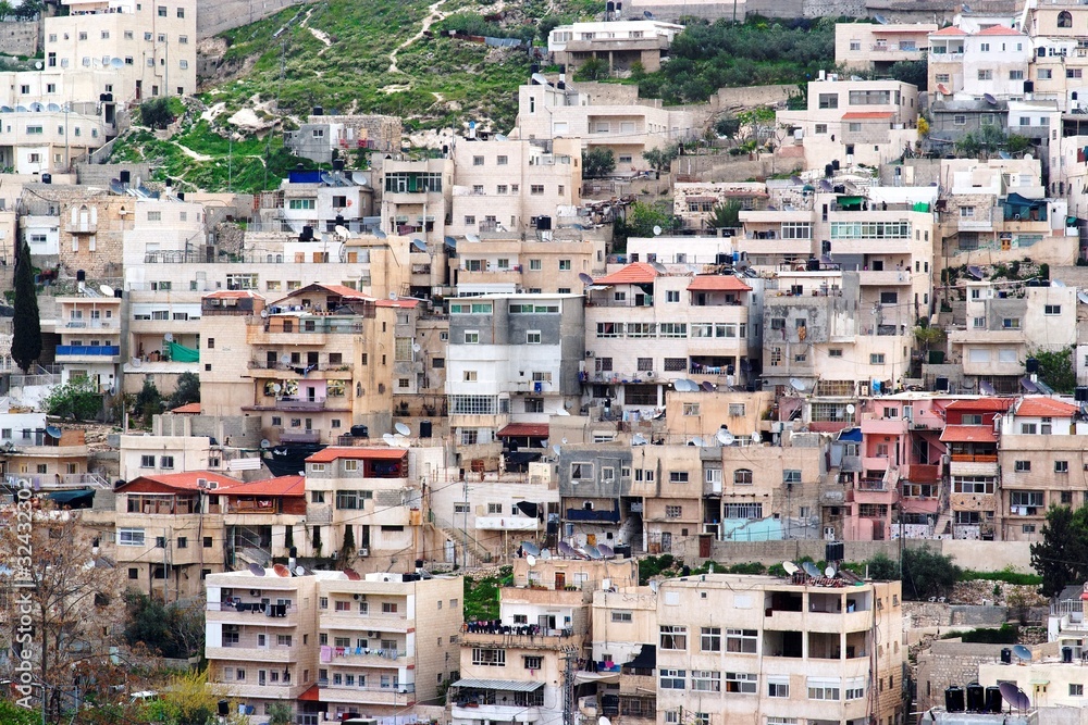 Arab Silwan village in East Jerusalem