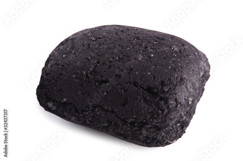 coal briquette for BBQ © Lev