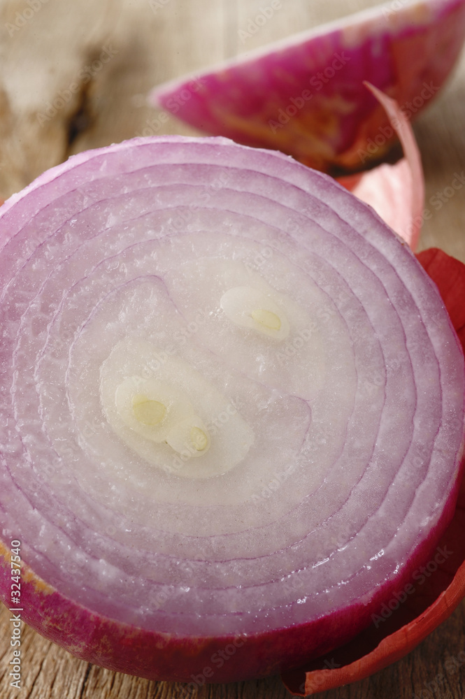 circle red onion circle red onion