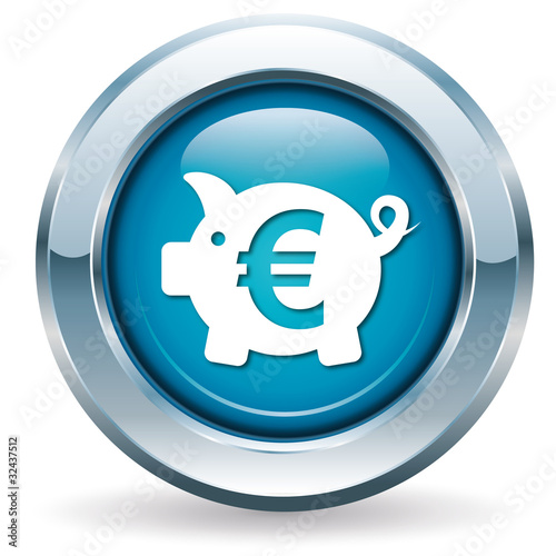 Sparschwein - Button