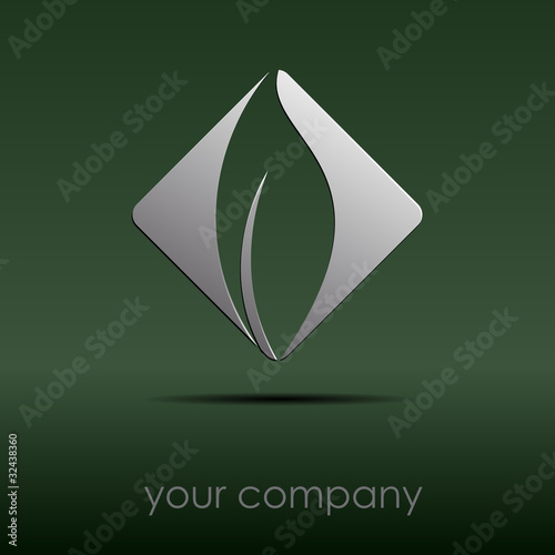 Logo leaf on the rumble # Vector