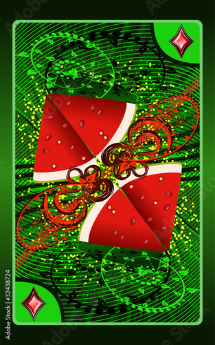Watermelon card