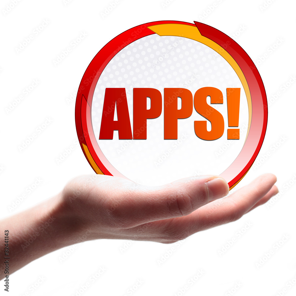 Apps! Button, Icon Apps! Button, Icon