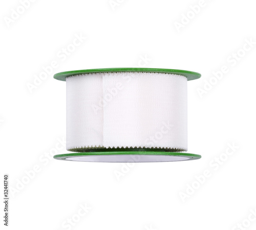 medical plaster tape on the white photo