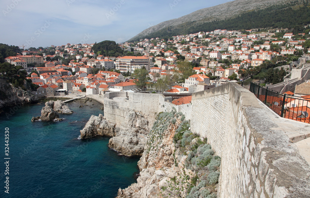 Old fortress wall of Dubrovnik