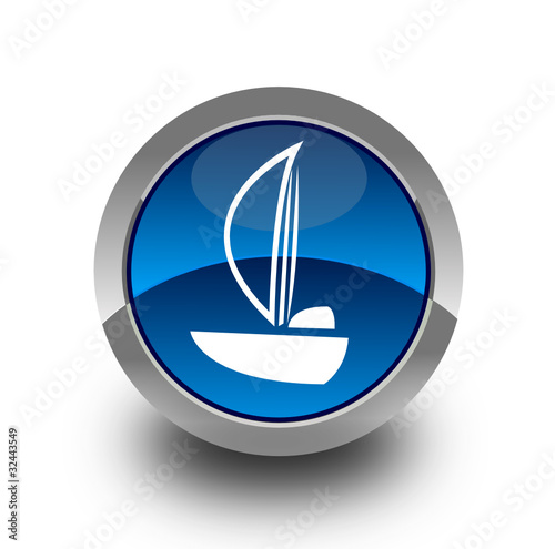 Sailboat button