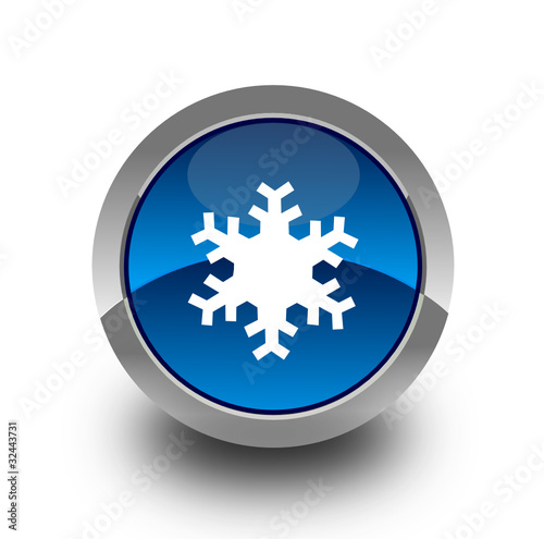 Snowflake button