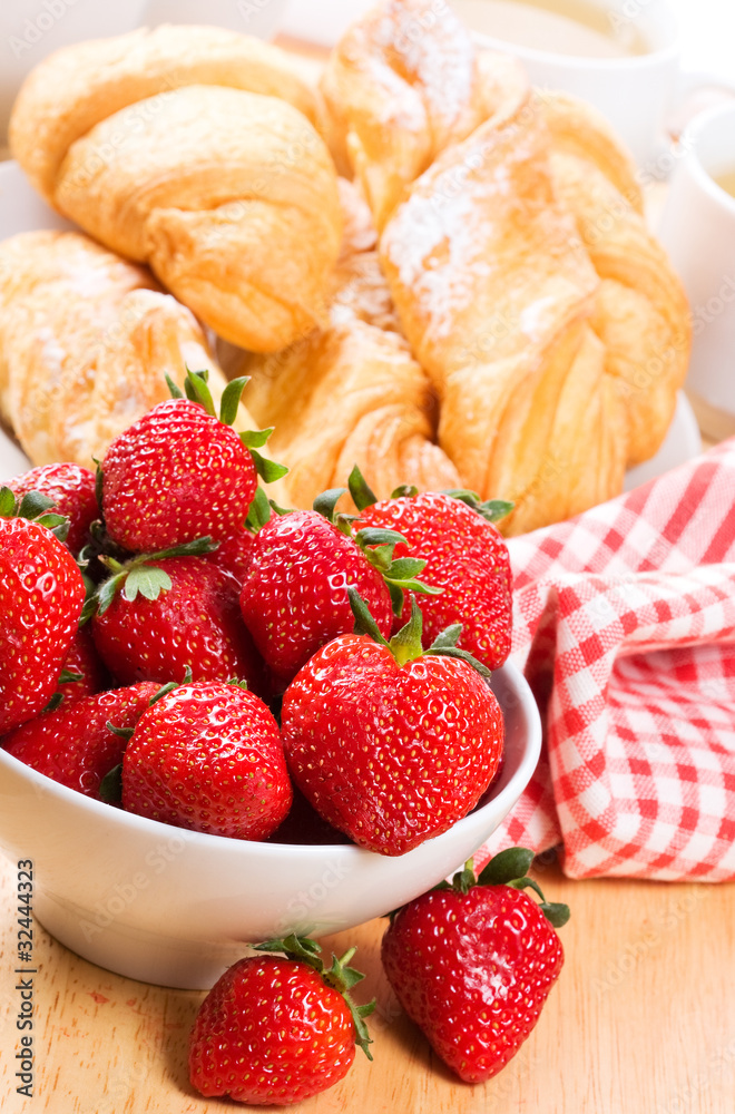 breakfast with strawberry breakfast with strawberry