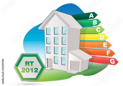 batiment, immeuble basse consommation - norme RT 2012