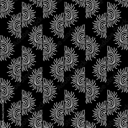 hand drawn seamless pattern