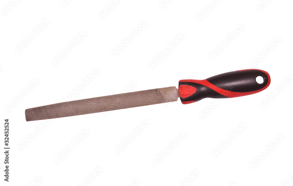 Black-red rasp isolated on a white background Black-red rasp isolated on a white background