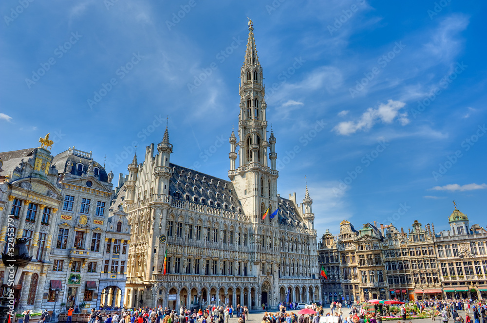 Obraz premium HDR Bruksela