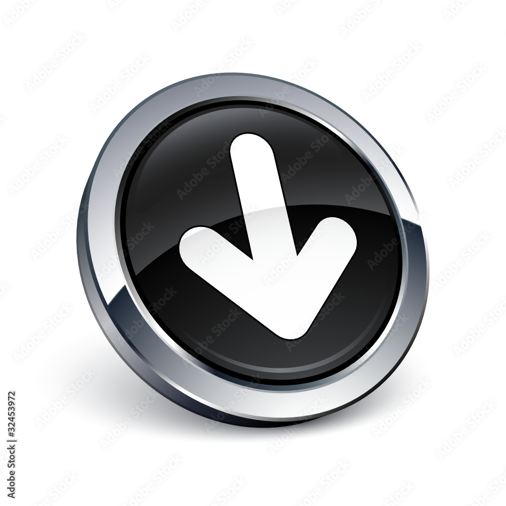 icône bouton internet flèche bas icône bouton internet flèche bas