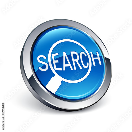 icône bouton internet chercher