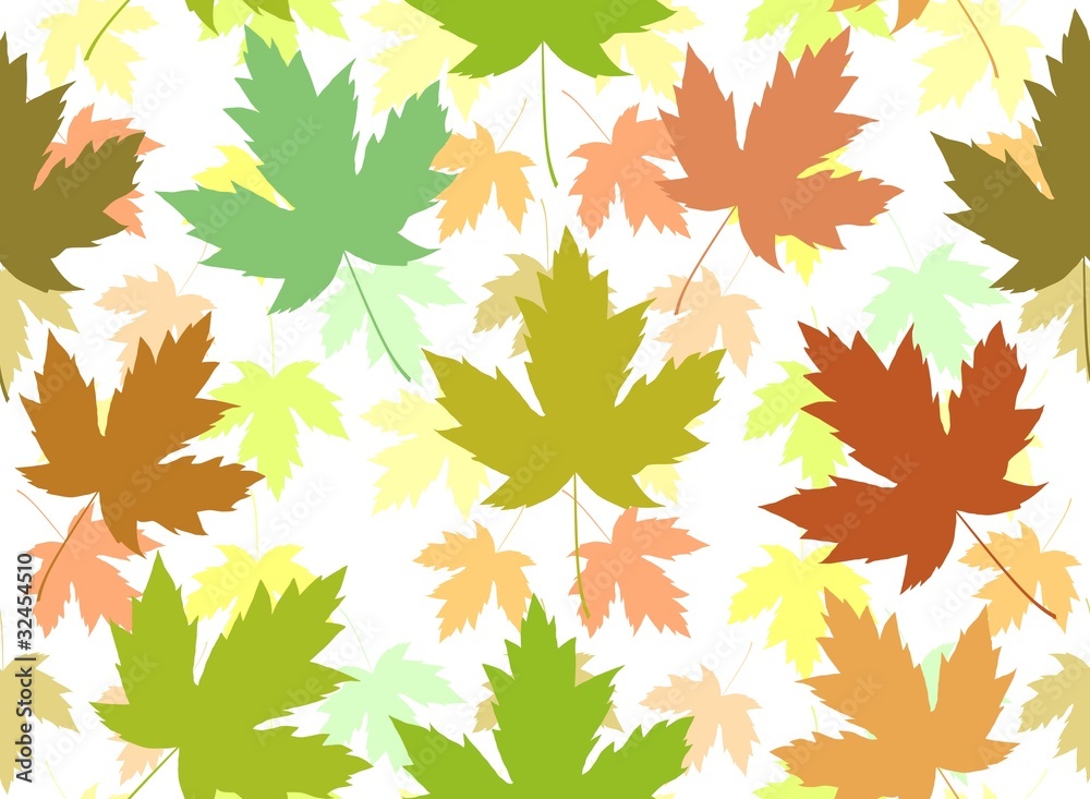 Maple leaf seamless tile Maple leaf seamless tile