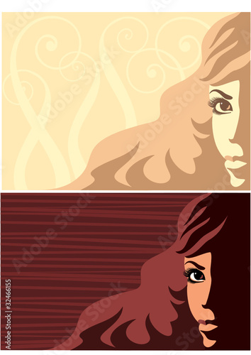 portrait of beautiful lady
