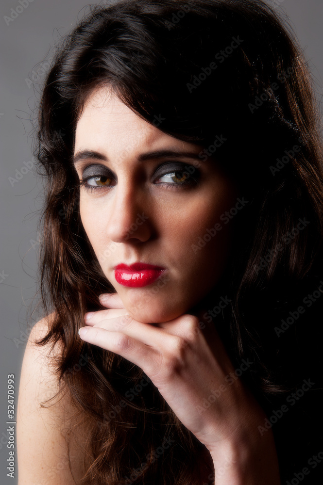 Beautiful young female portrait Beautiful young female portrait