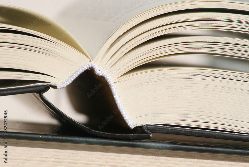 Naklejka premium thick open book sheets