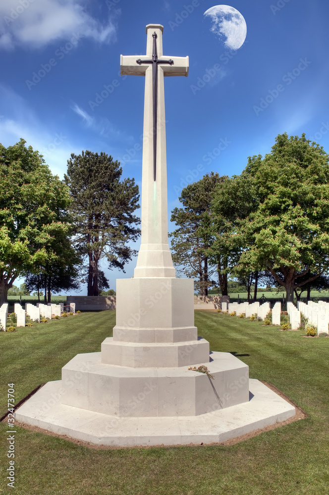 HDR du cimetière britannique de Ryes-Bazenville HDR du cimetière britannique de Ryes-Bazenville