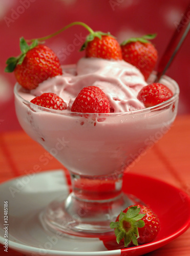 Strawberry mousse - Mousse di fragola