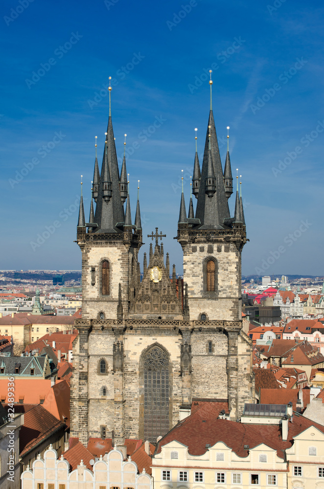 Church of our lady before tyn, old town square, Prague