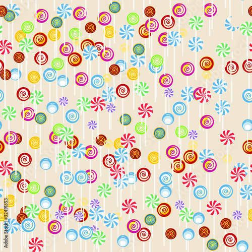 Seamless candy background