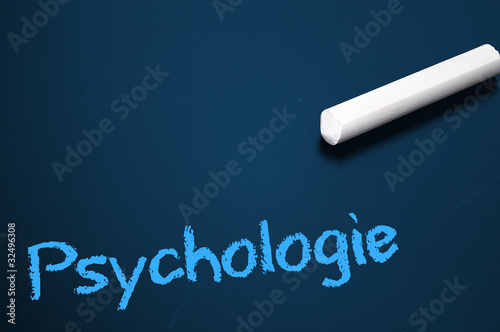 Tafel mit Psychologie