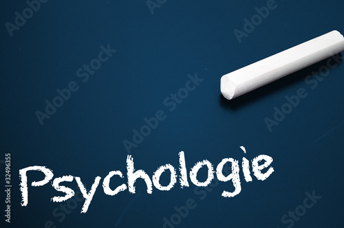 Tafel mit Psychologie