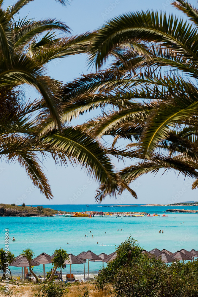 Beach view in Cyprus