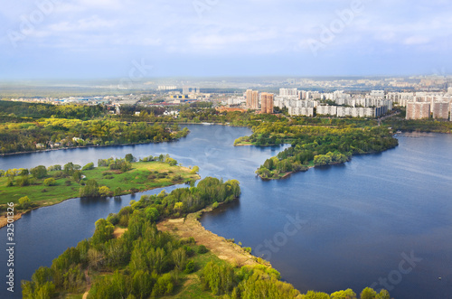 River in Moscow, Russia
