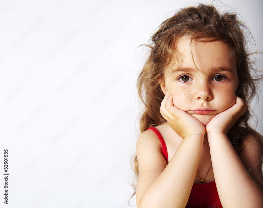 Obraz premium Weinendes Kind