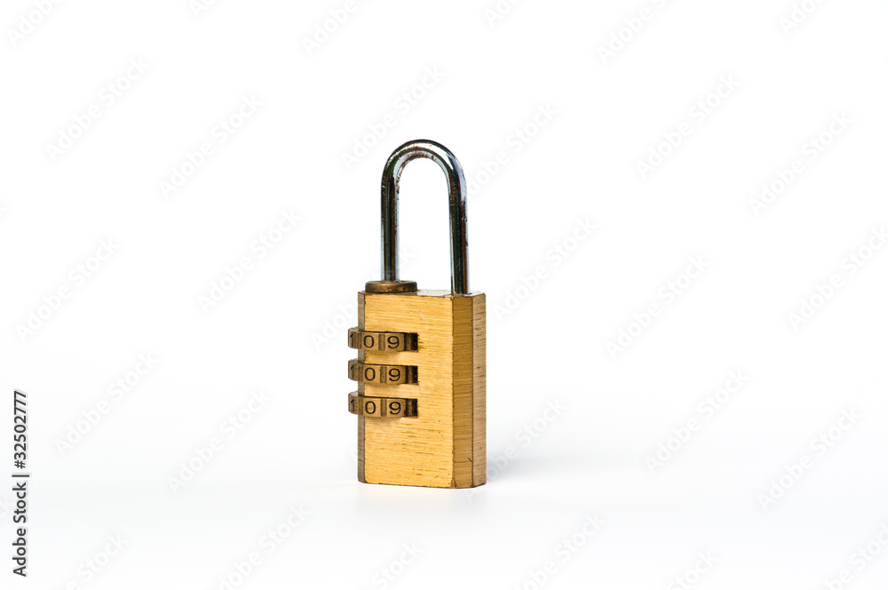 padlock isolated on white background padlock isolated on white background