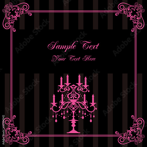 Candelabra frame