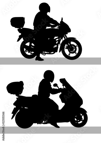 Two motorcycles