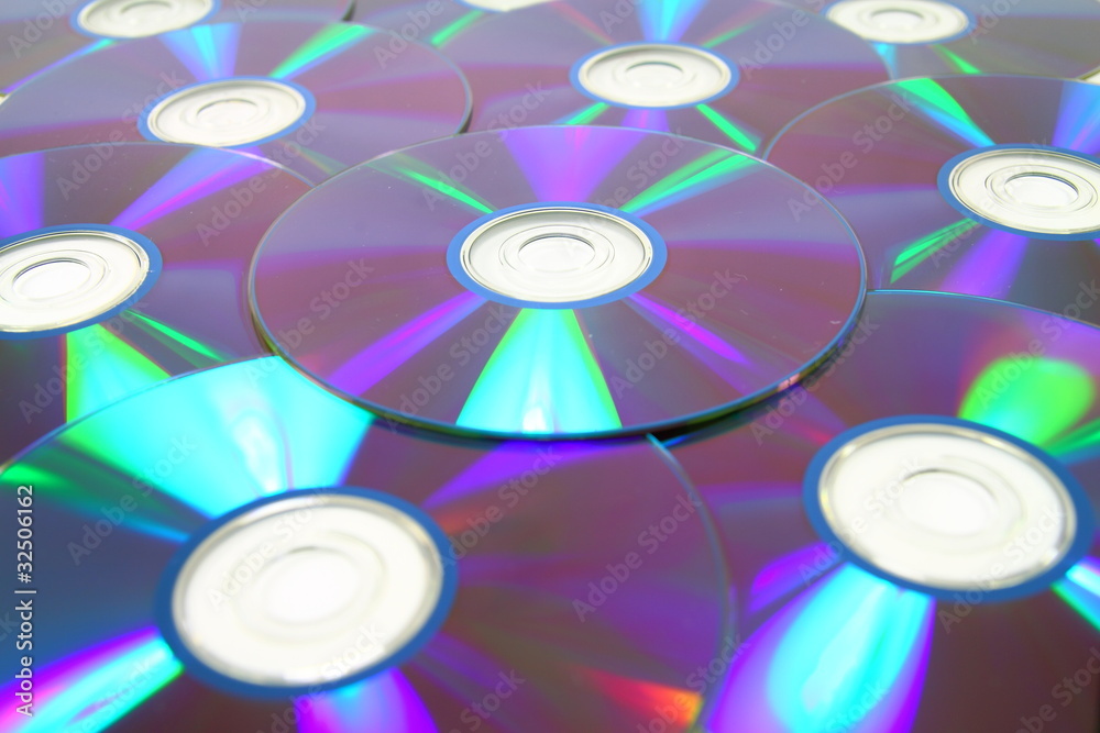 Background of the compact discs Background of the compact discs