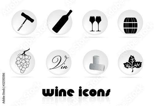 icônes vin