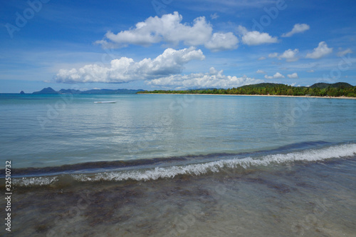 Tableau sur toile martinique, plage des salines