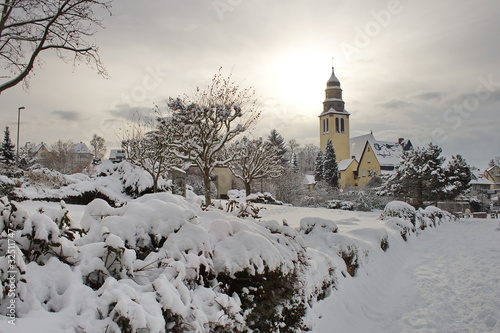 Kirche im Schnee 2 photo