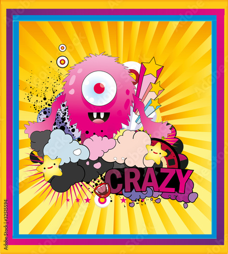 mounstruo ciclope en vector