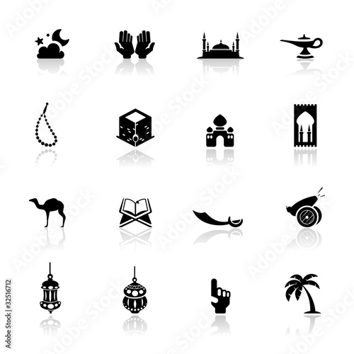 Icons set Islamic