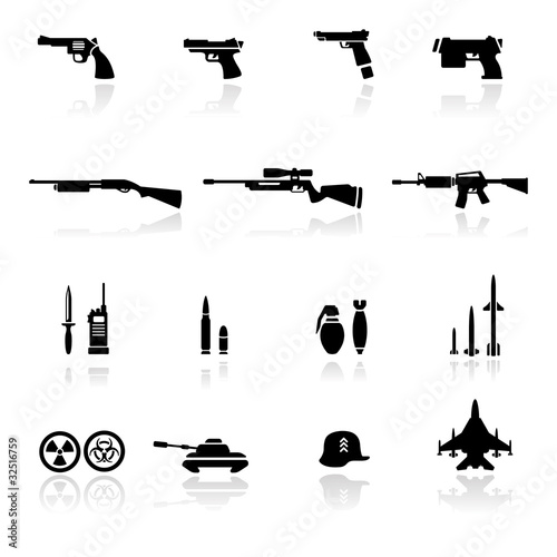 Icon set Weapons