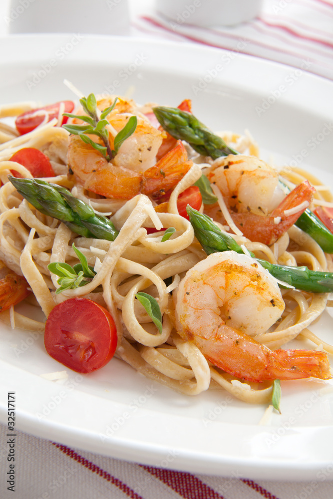 Whole Grain Shrimp Pasta Whole Grain Shrimp Pasta
