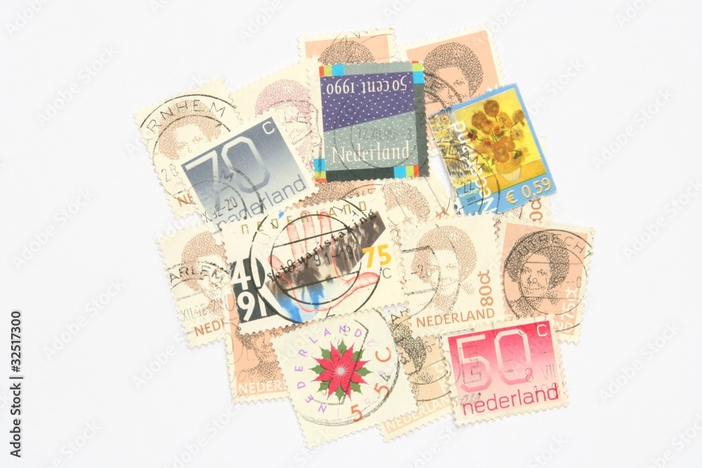 Postage stamps from the Netherlands