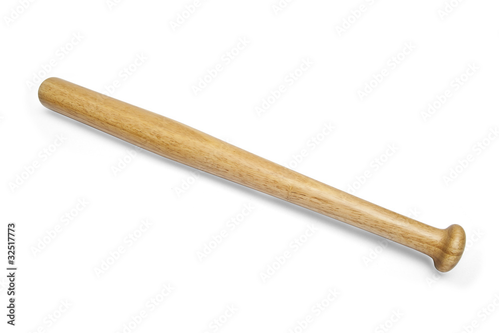 Baseball bat isolated over a white background Baseball bat isolated over a white background