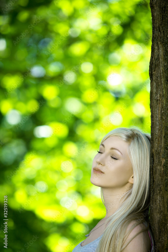girl relaxing girl relaxing