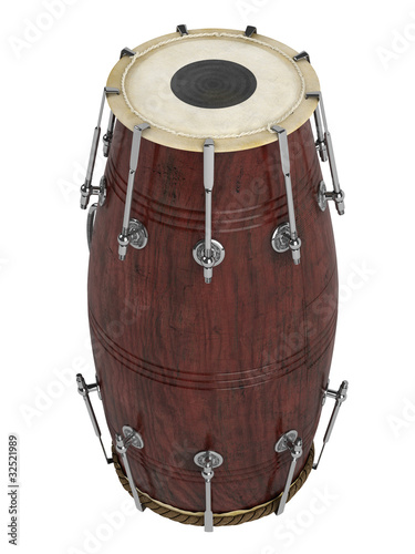 Double-headed hand-drum