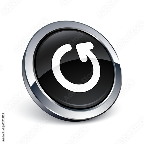 icône bouton internet rejouer