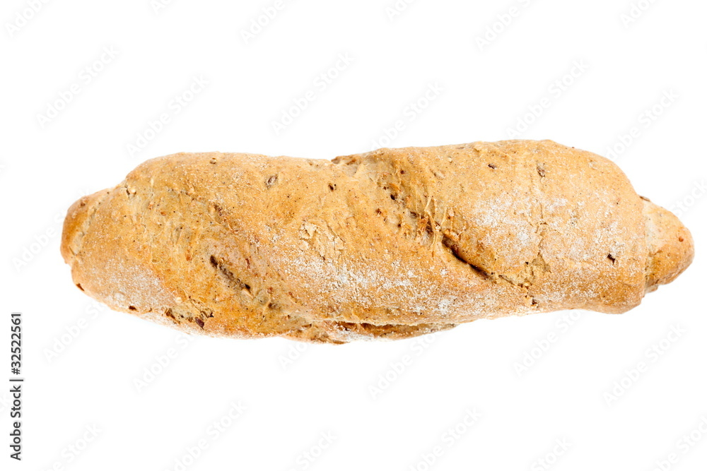 Rye bread loaf