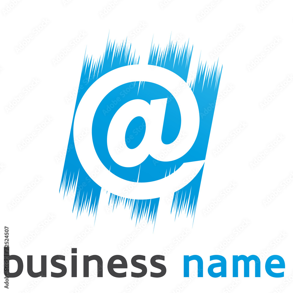 Obraz premium logo business internet